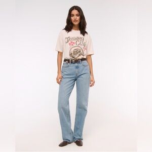 Abercrombie & Fitch High Rise Loose Jean 28L